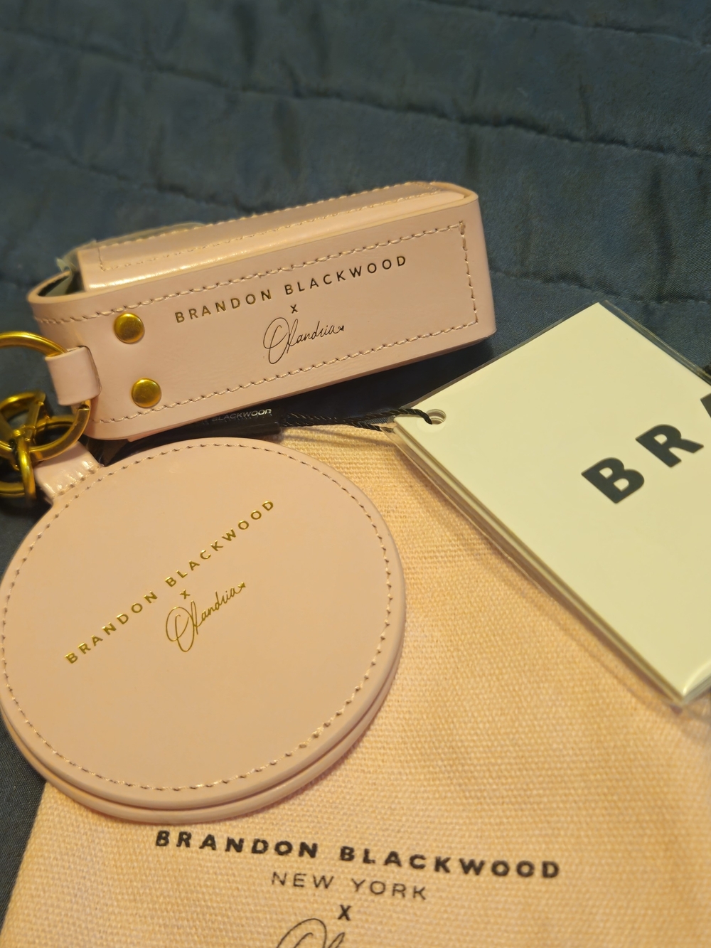 Brandon Blackwood O-Lipstick Case Bag Charm